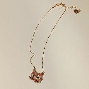 NWOT Betsey Johnson‎ Cat Necklace